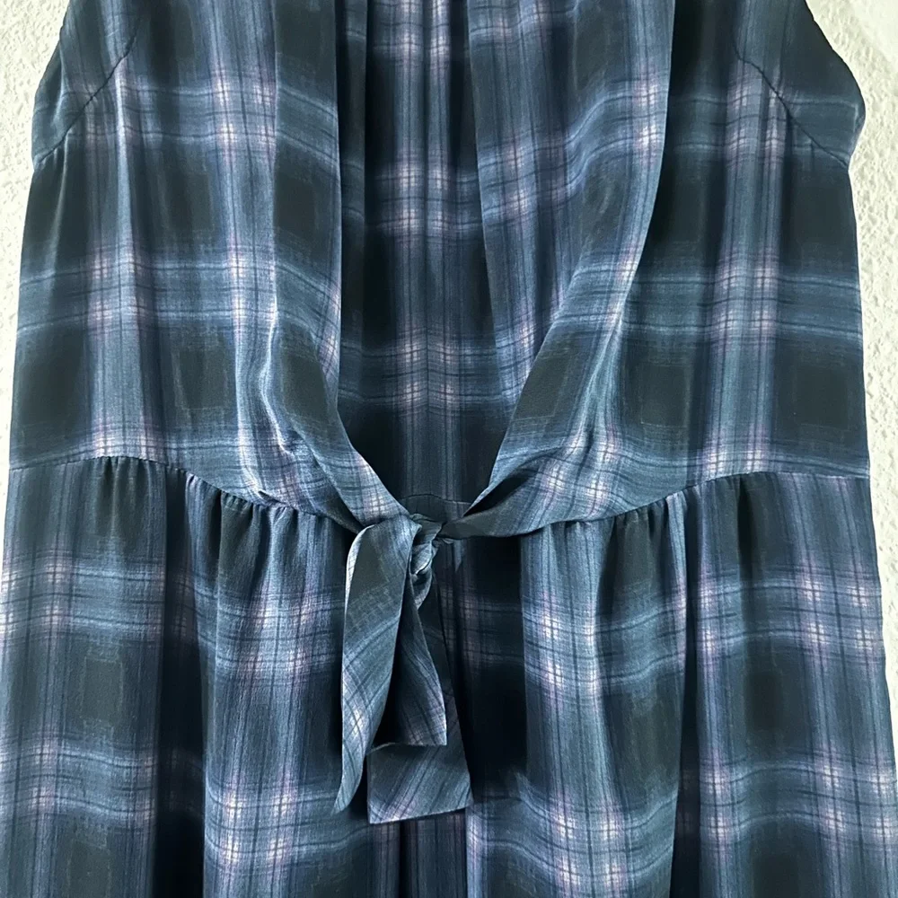 Rebecca Taylor plaid lace dress